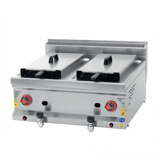 CSA Elektrikli Fritöz 9+9 Litre Set Üstü 60x60x30 cm KRCS.SFE.6601 CSA Elektrikli Fritöz 9+9 Litre Set Üstü 60x60x30 cm KRCS.SFE.6601
